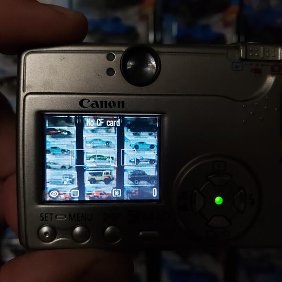 Cannon PowerShot S200 Digital Elph Camera Silver Tested Working Battery Charger - Picture 5 of 8